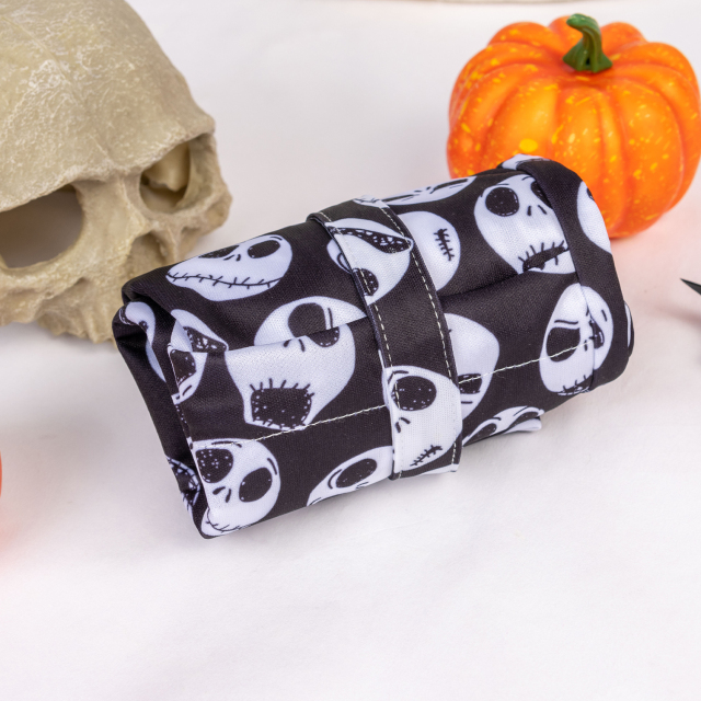 ALVABABY Halloween Wet Bag with Two Zippered Pockets Skull(L-YA132)