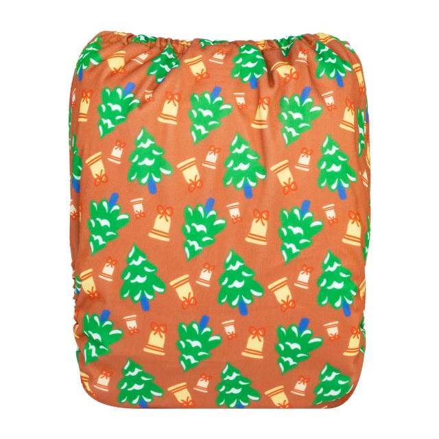 ALVABABY Christmas One Size  Printed Cloth Diaper -(Q85A)