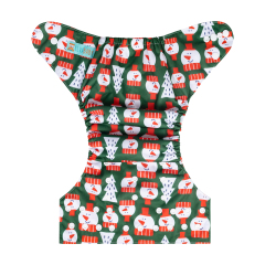 ALVABABY Christmas One Size  Printed Cloth Diaper -(Q88A)
