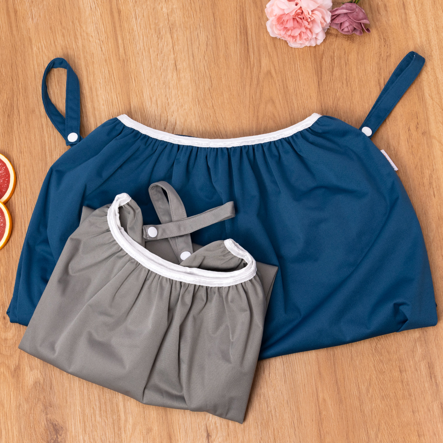 ALVABABY 2PCS Small Reusable Diaper Pail Liner for Cloth Diaper Rubbish Bag Laundry (LLS-B2938A)