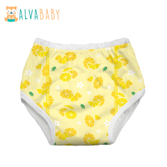 ALVABABY Cotton Training Pant Toddler Training Pant Training Underwear for Potty Training-Lemon(XC-BS22A)