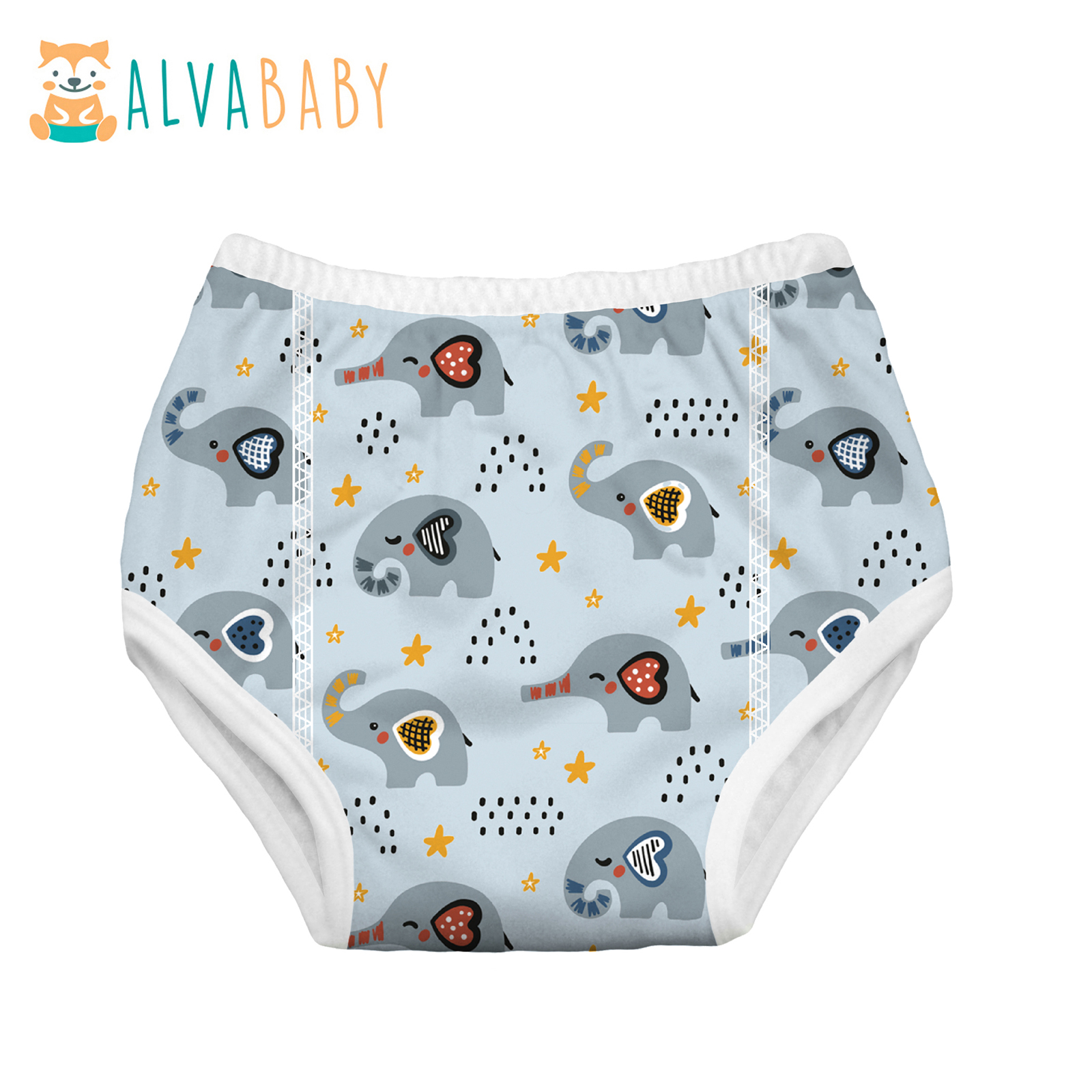 ALVABABY New Cotton Training Pant Potty Training Pack of 6PCS for