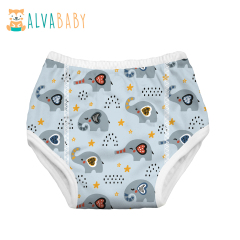 ALVABABY Cotton Training Pant Toddler Training Pant Training Underwear for Potty Training-Elephant(XC-BS29A)
