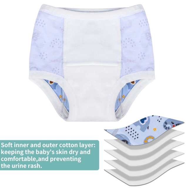 ALVABABY Plain Toddler Training Pant Training Underwear for Potty Training  (XB10)