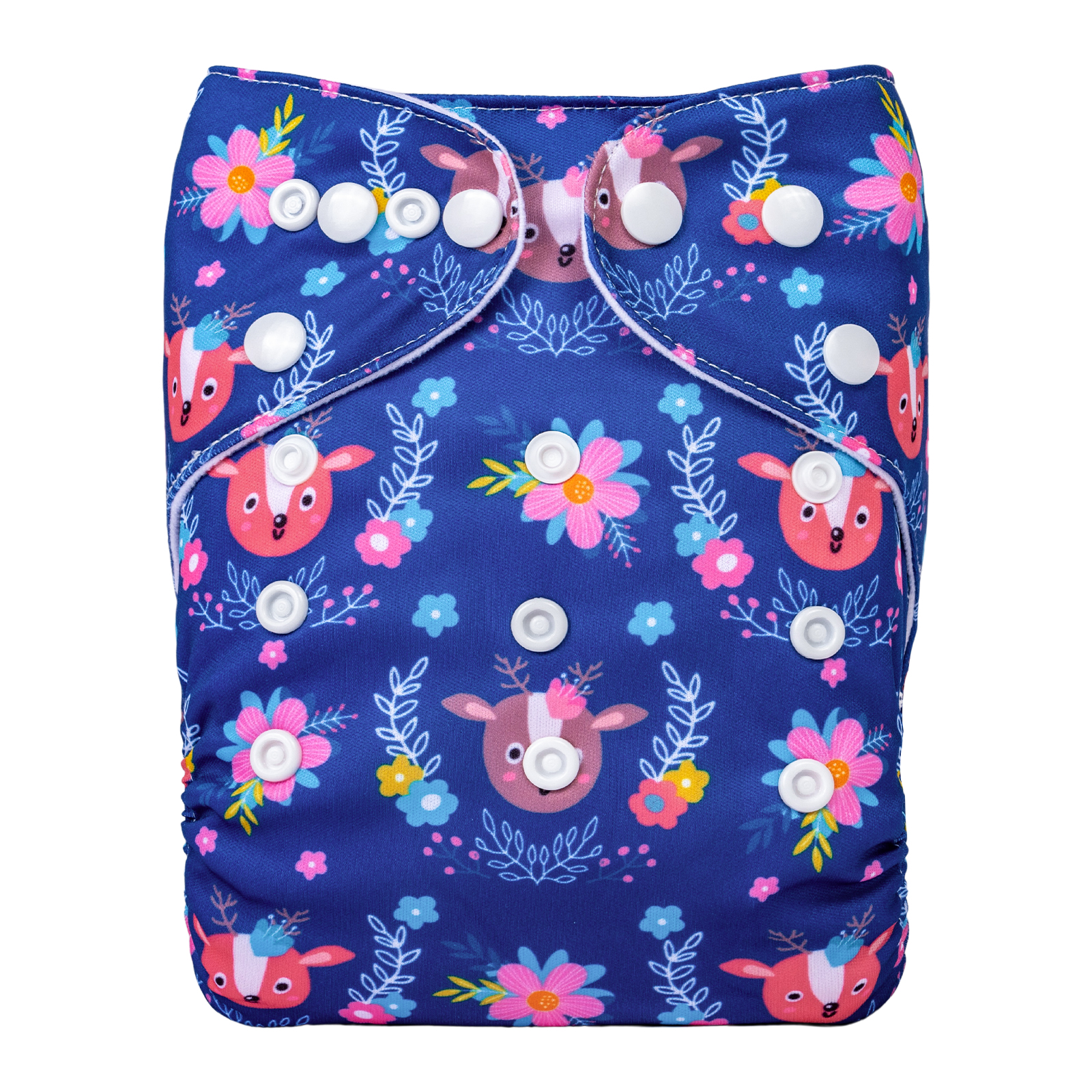 Christmas Cloth Diaper One Size Adjustable Reusable Diapers for Babies (Deer, YDP207A)