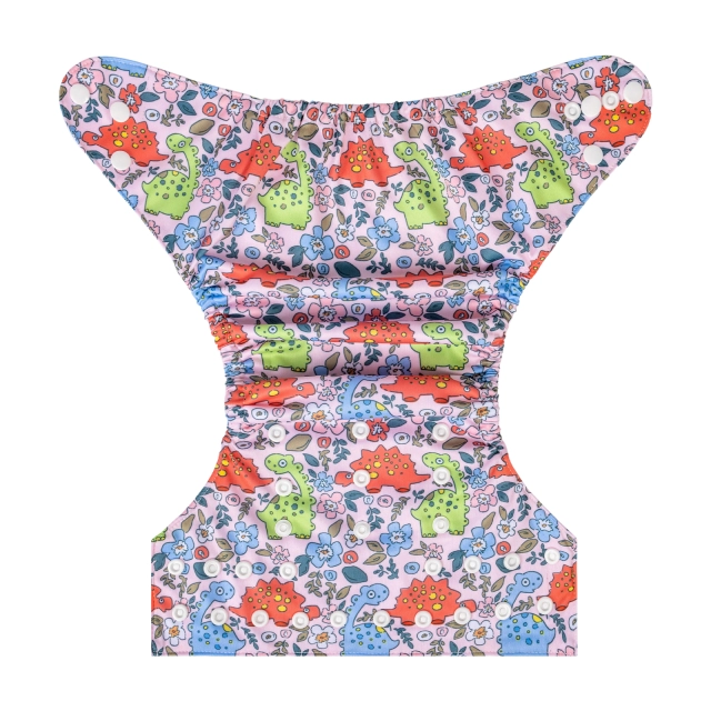 ALVABABY One Size Print Pocket Cloth Diaper-(H444A)