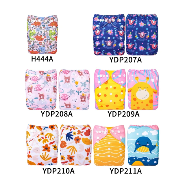 (Facebook Live)ALVABABY New One Size Diapers with microfiber inserts September