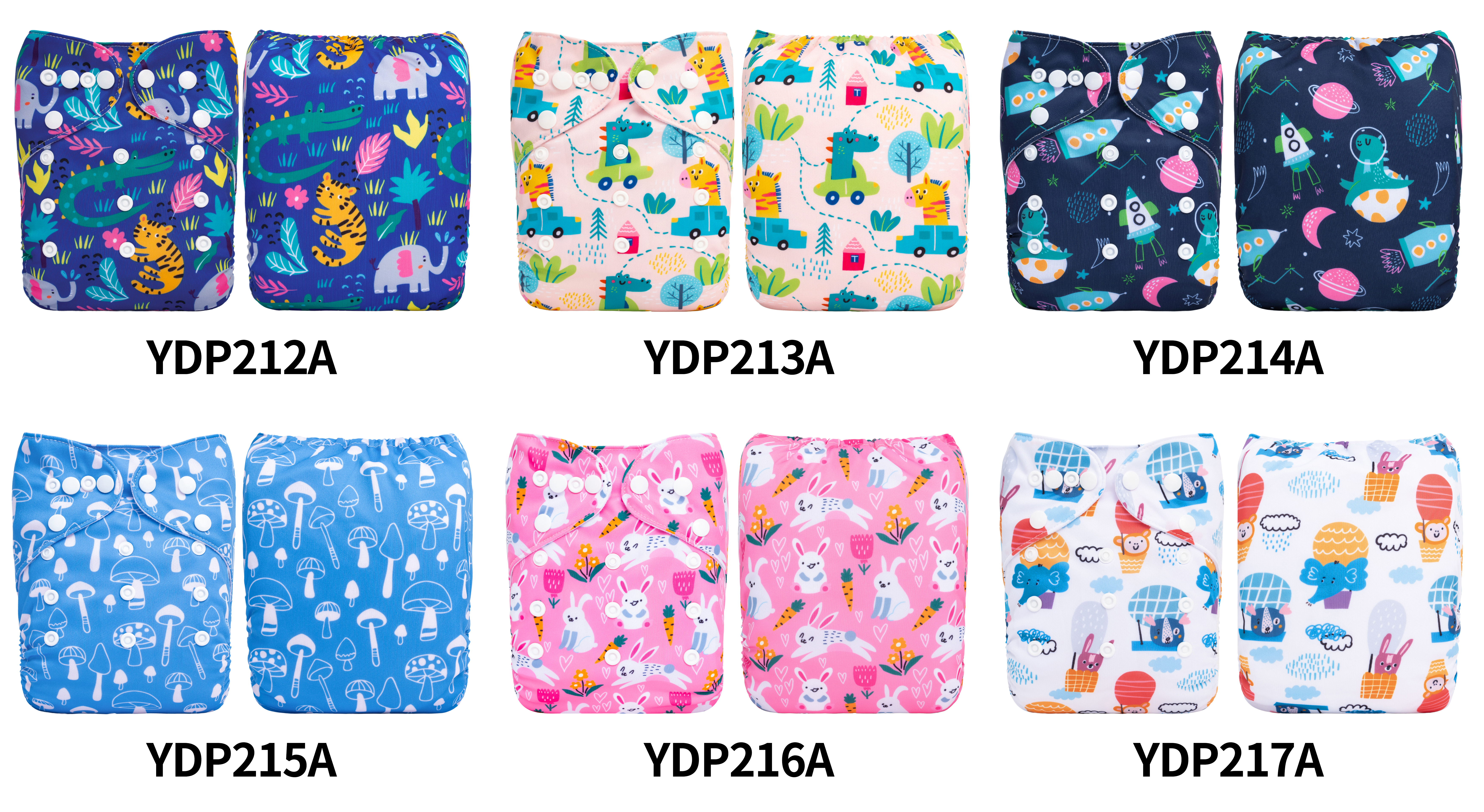 (Facebook Live)ALVABABY New One Size Diapers with microfiber inserts September