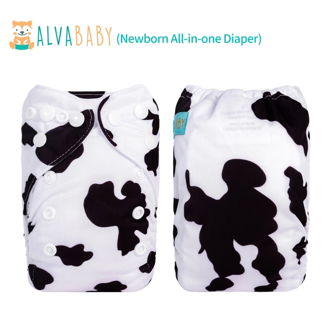 (Facebook live) Newborn All-In-One Diaper with pocket sewn-in one 4-layer bamboo insert
