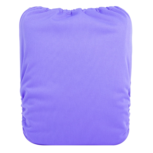 ALVABABY AWJ Lining Cloth Diaper with Tummy Panel for Babies -Purple(WJT-B14A)