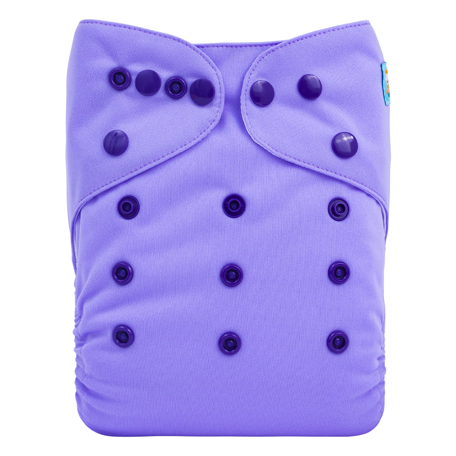 ALVABABY AWJ Lining Cloth Diaper with Tummy Panel for Babies -Purple(WJT-B14A)