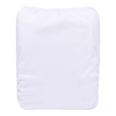 ALVABABY AWJ Lining Cloth Diaper with Tummy Panel for Babies -White(WJT-B09A)