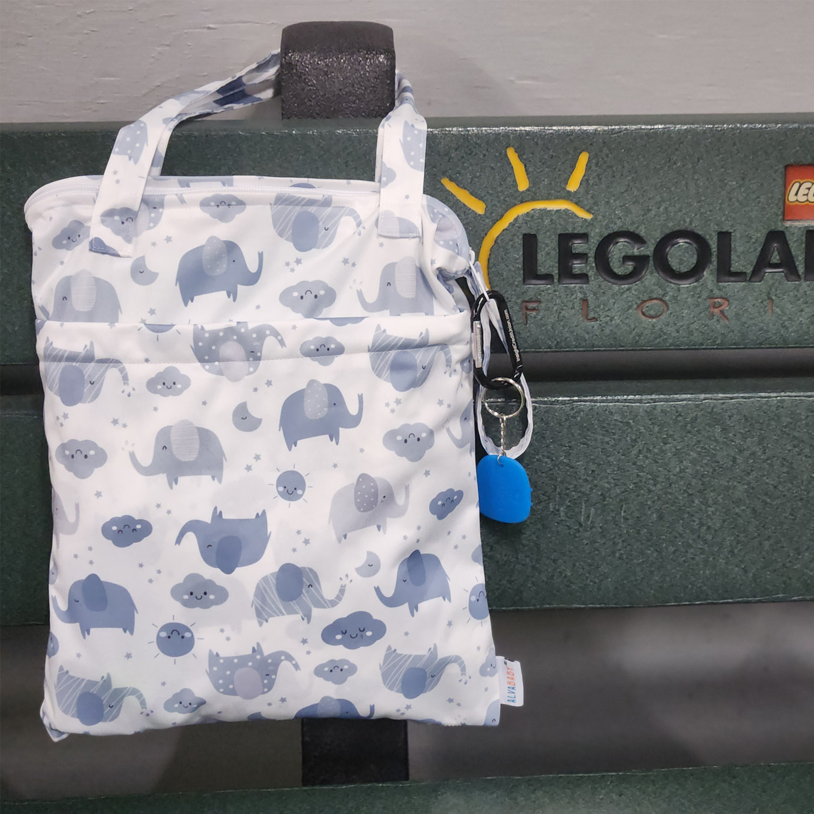 (Various Patterns) Tote Bags with Durable Handle, Diaper Wet Dry Bags