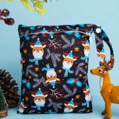 ALVABABY Wet Bag with Single Pocket Medium Size 20x25CM-(DLD-Q78A)