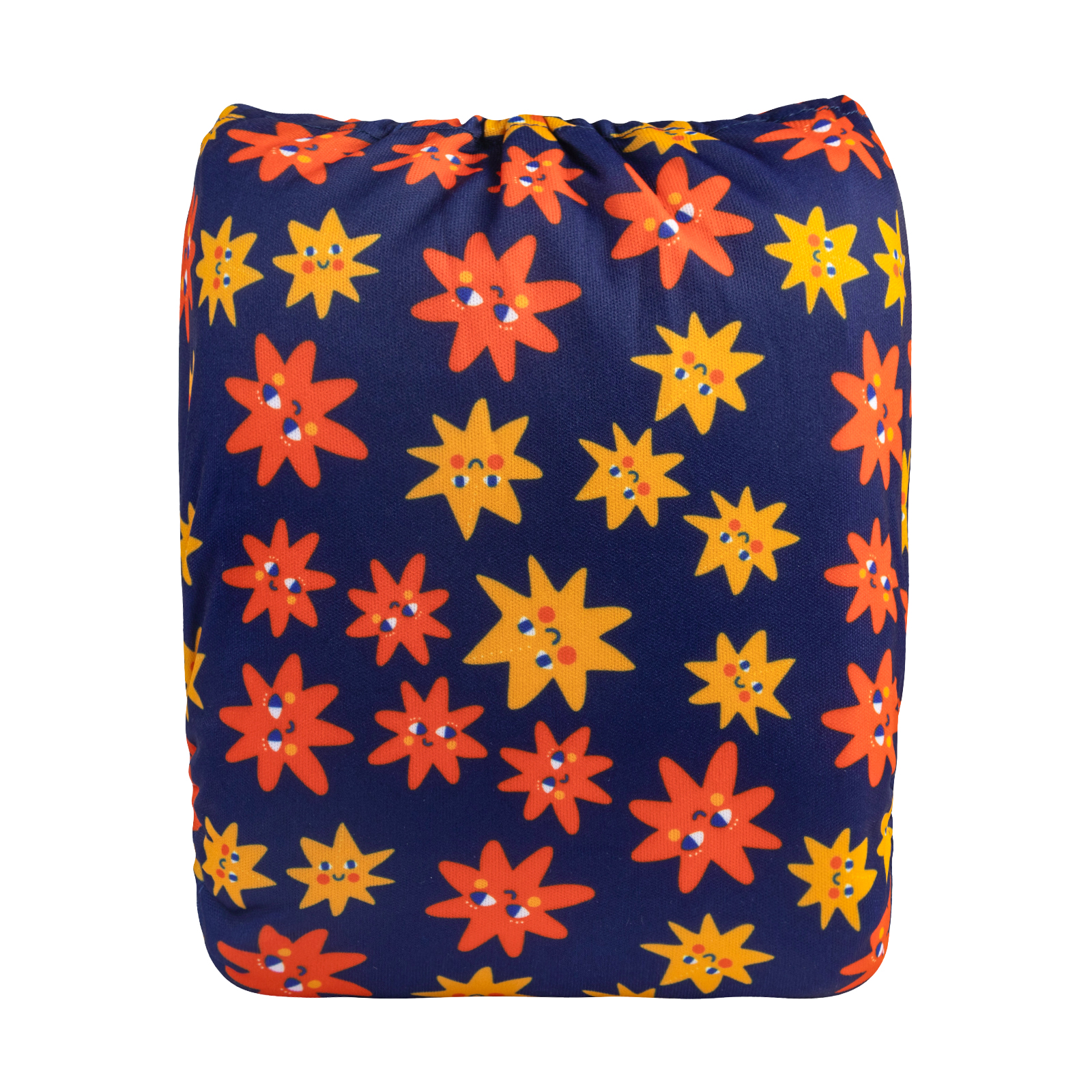 ALVABABY Print Cloth Diaper - One Size Adjustable Washable & Reusable Diaper for Babies and Toddlers (Stars, H448A)
