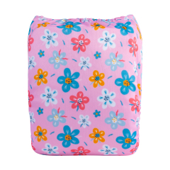 ALVABABY One Size Print Pocket Cloth Diaper-Flowers(H450A)