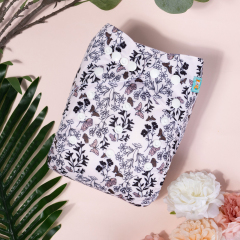 All In One Diaper with Pocket Sewn-in one 4-layer Bamboo blend insert-Butterfly(AO-EW04A)