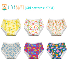 ALVABABY New Cotton Training Pant Potty Training Pack of 6PCS