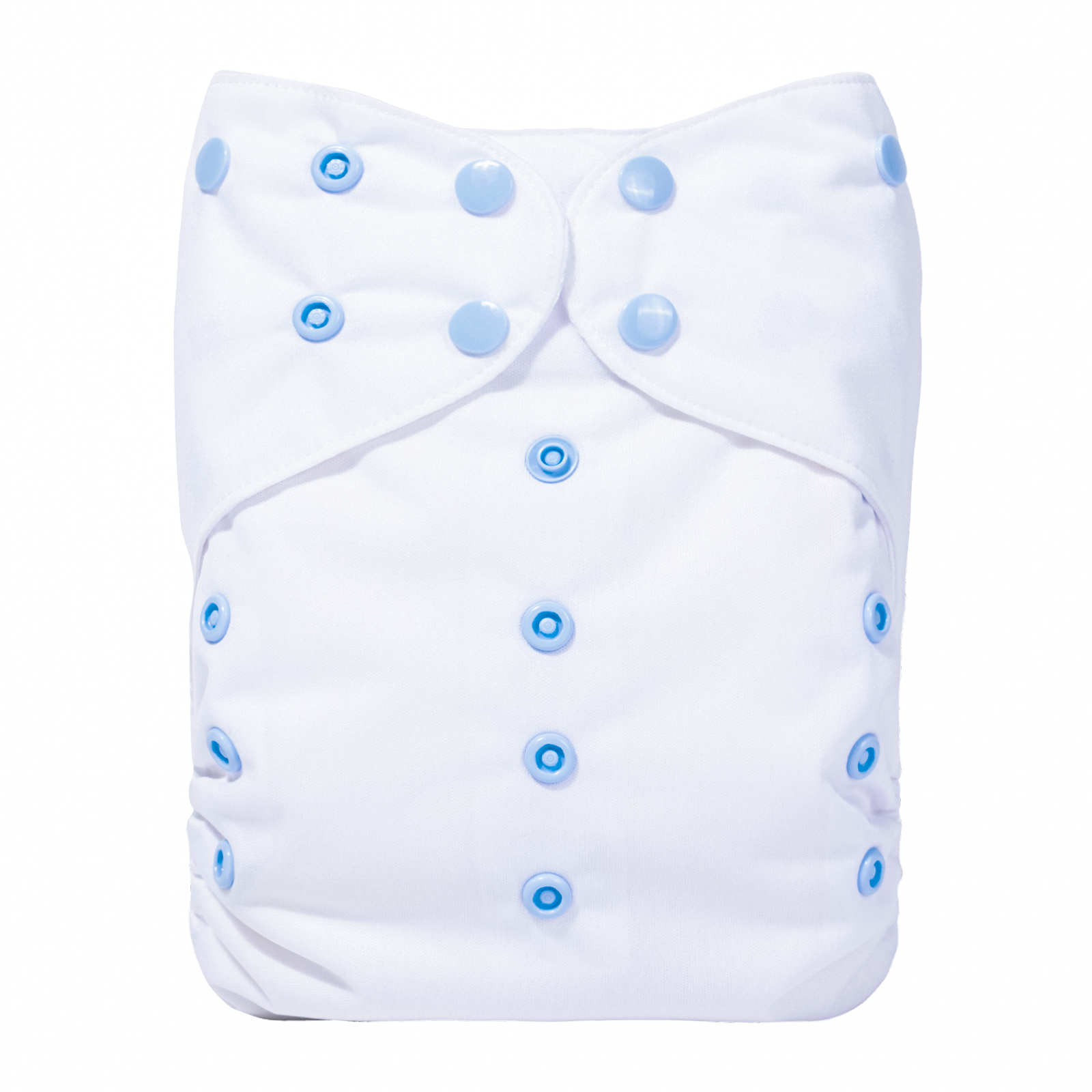 Big Size Cloth Diaper with AWJ Lining & Tummy Panel | Breathable & Ideal for Sensitive Skin (White, ZWJT-B09A)
