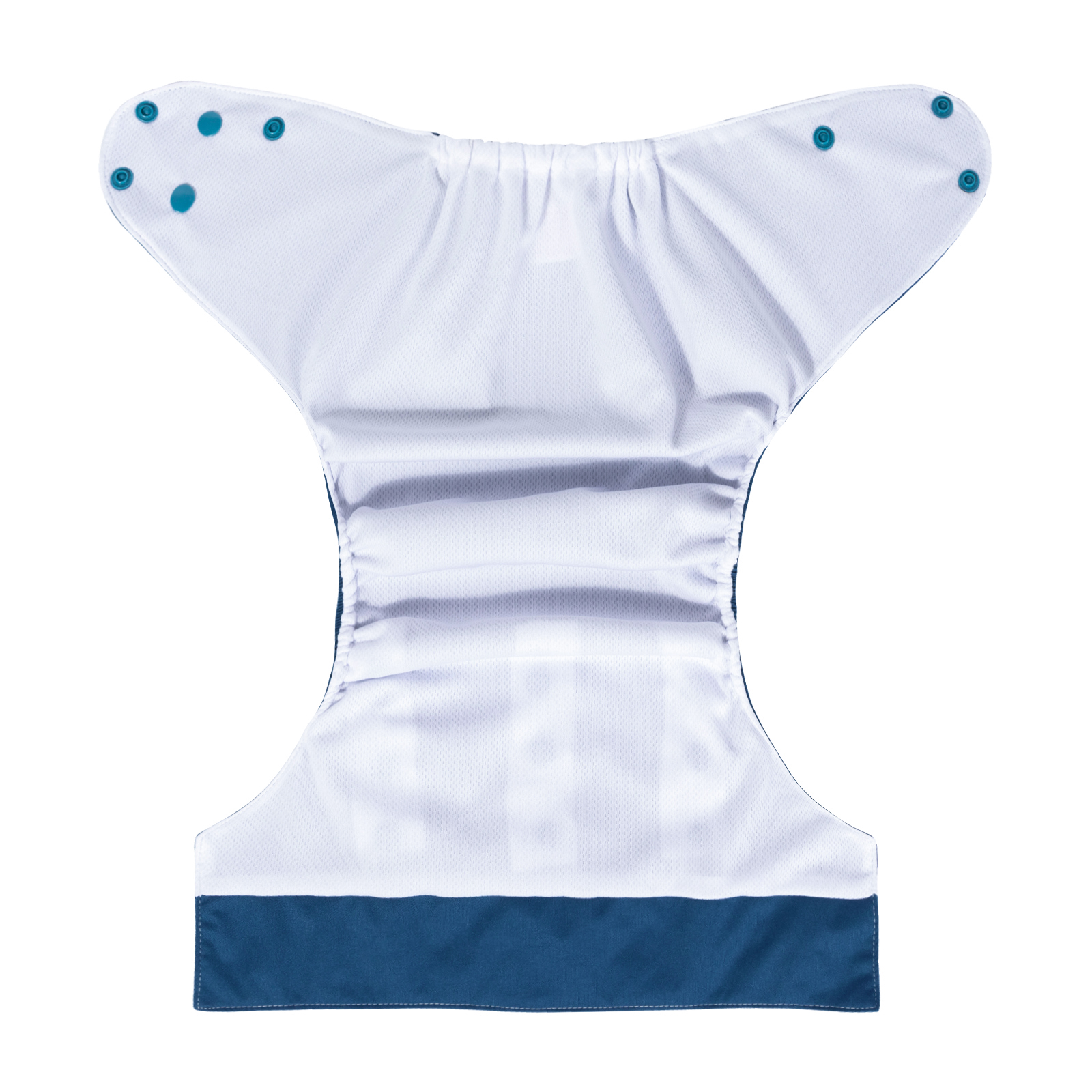 Big Size Cloth Diaper with AWJ Lining & Tummy Panel | Breathable & Ideal for Sensitive Skin (Navy Blue,ZWJT-B38A)