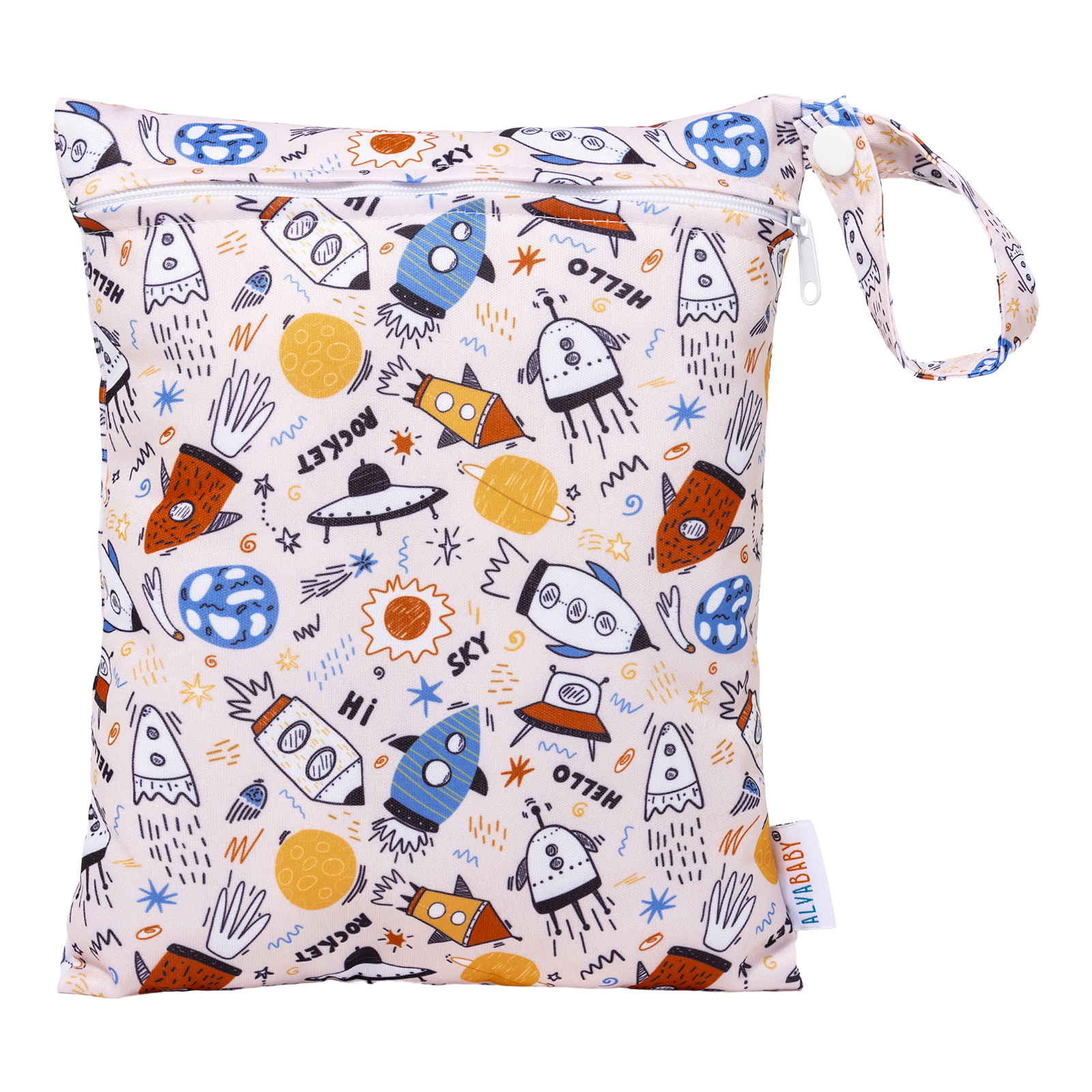 (Various Patterns) Small Wet Bag Multi-use Cloth Bag With Single Pocket 7.87''x9.84''
