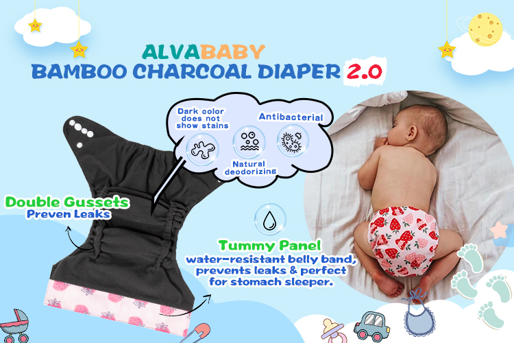 Diapers fashion for tummy sleepers