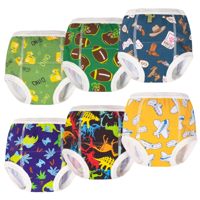 (Facebook live)ALVABABY New Cotton Training Pant Potty Training Pack of 6PCS