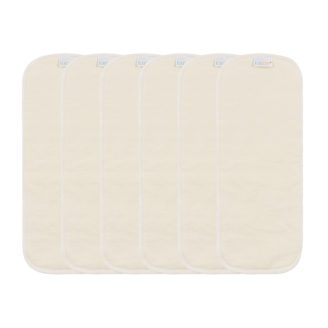 (Multi-packs)ALVABABY Hemp&Cotton Insert One Size Diaper Inserts 2.0 version