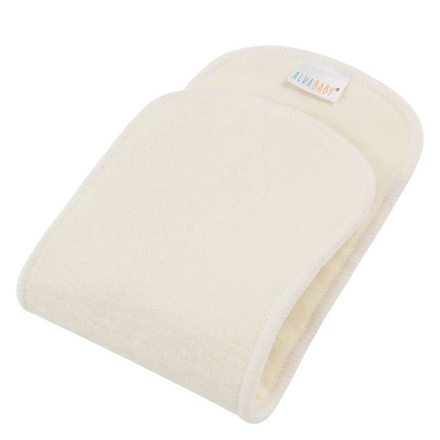 (Multi-packs)ALVABABY Hemp&Cotton Insert One Size Diaper Inserts 2.0 ...