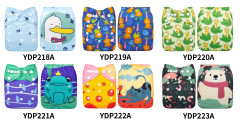 (Facebook Live)New Arrivals of One Size Positioning Printed Cloth Diaper With microfiber insert