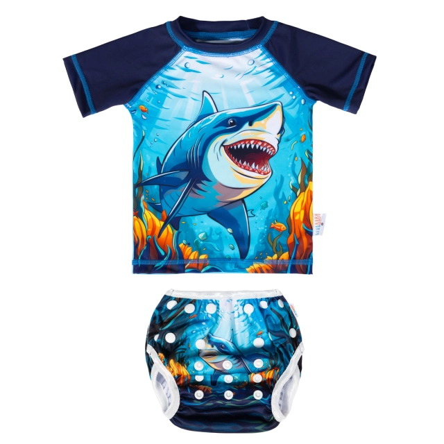 ALVABABY Toddler Baby Boy Summer Swim Suit, Infant Bathing Suit Swimwear,Tankini Swimwear (SWCJD01A)