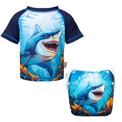 ALVABABY Toddler Baby Boy Summer Swim Suit, Infant Bathing Suit Swimwear,Tankini Swimwear (SWCJD01A)