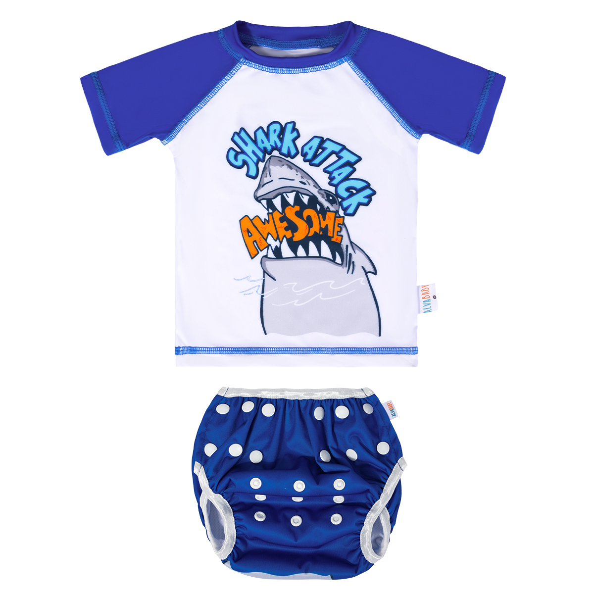 ALVABABY Toddler Baby Boy Summer Swim Suit, Infant Bathing Suit Swimwear,Tankini Swimwear (SWCJD02A)