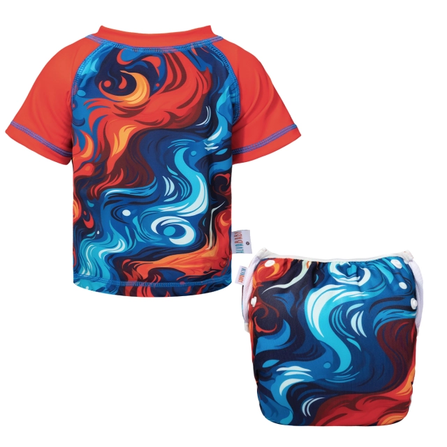 ALVABABY Toddler Baby Boy Summer Swim Suit, Infant Bathing Suit Swimwear,Tankini Swimwear (SWCJD04A)