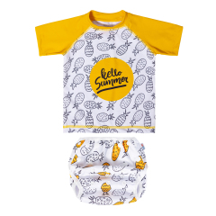 ALVABABY Toddler Baby Girl Summer Swim Suit, Infant Bathing Suit Swimwear,Tankini Swimwear (SWCJD12A)