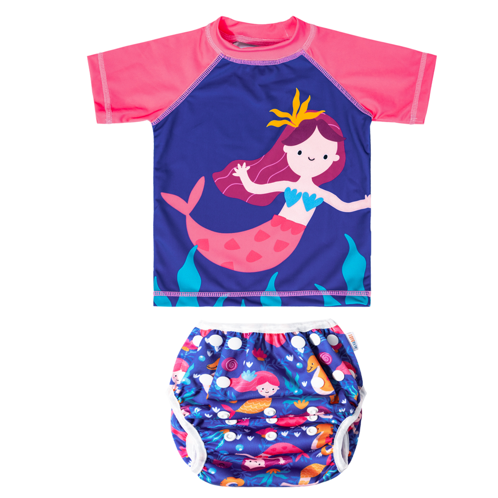 ALVABABY Toddler Baby Girl Summer Swim Suit, Infant Bathing Suit Swimwear,Tankini Swimwear (SWCJD09A)