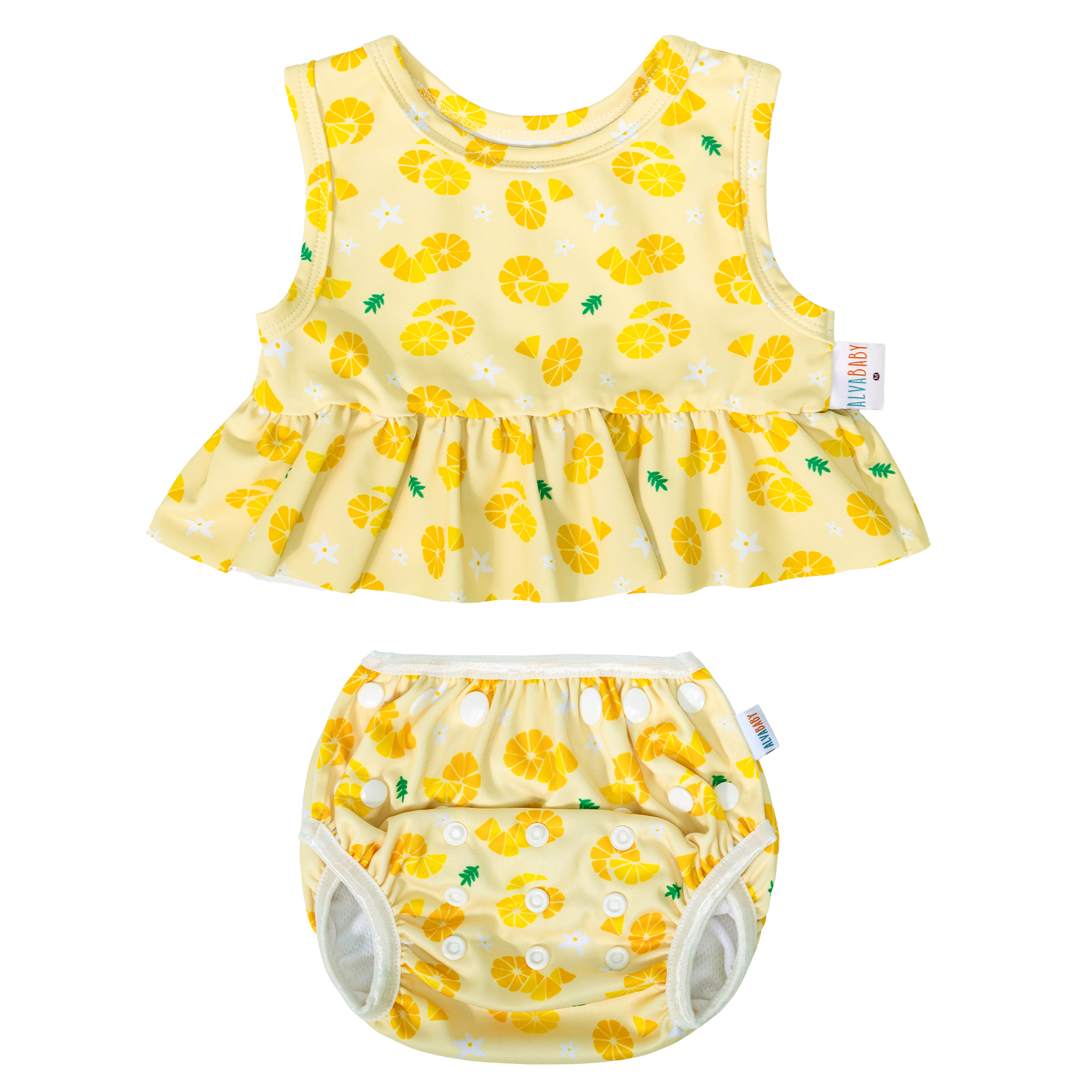 (Various Patterns) Baby Summer Swim Suit, Bathing Suit,Tankini Swimwear for Infants & Toddlers