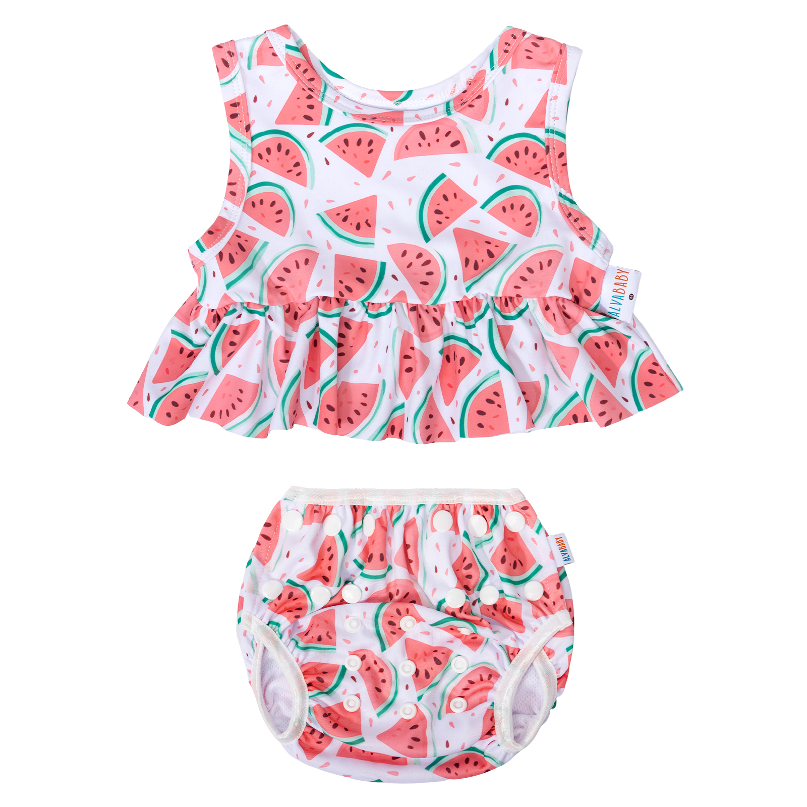 (Various Patterns) Baby Summer Swim Suit, Bathing Suit,Tankini Swimwear for Infants & Toddlers