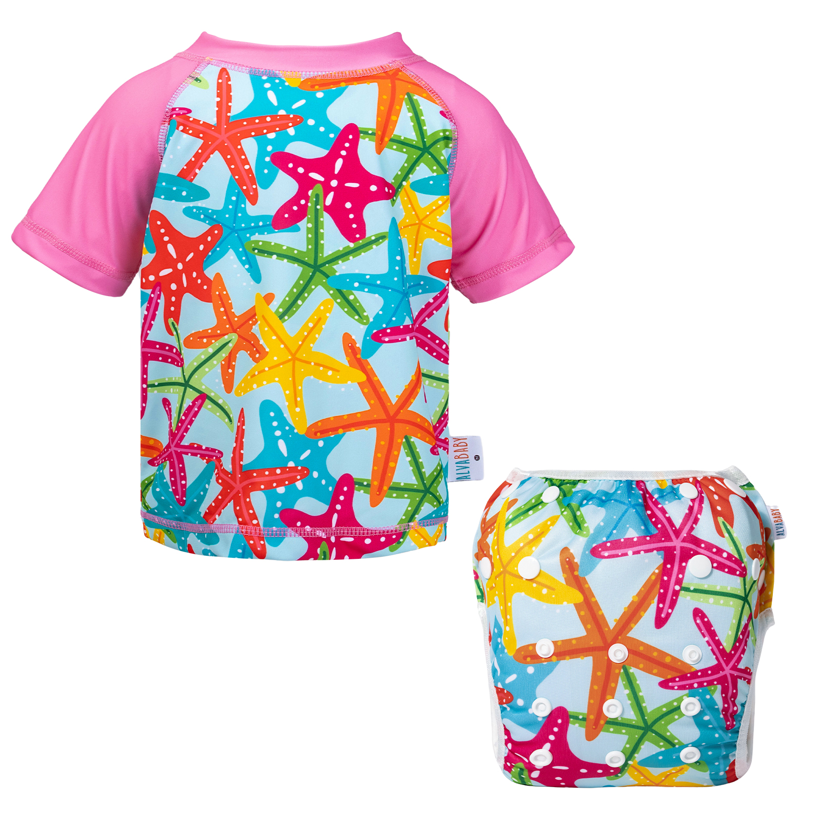 (Various Patterns) Baby Summer Swim Suit, Bathing Suit,Tankini Swimwear for Infants & Toddlers