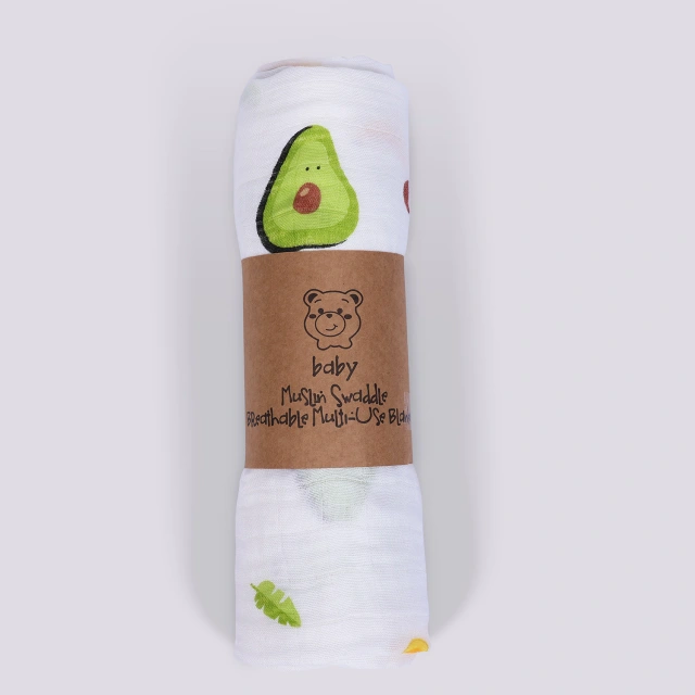 Bamboo Cotton Muslin Blankets Baby Muslin Swaddle Blankets Swaddle Wrap 2 Layers Receiving Blankets for Boys and Girls(ZMT01)