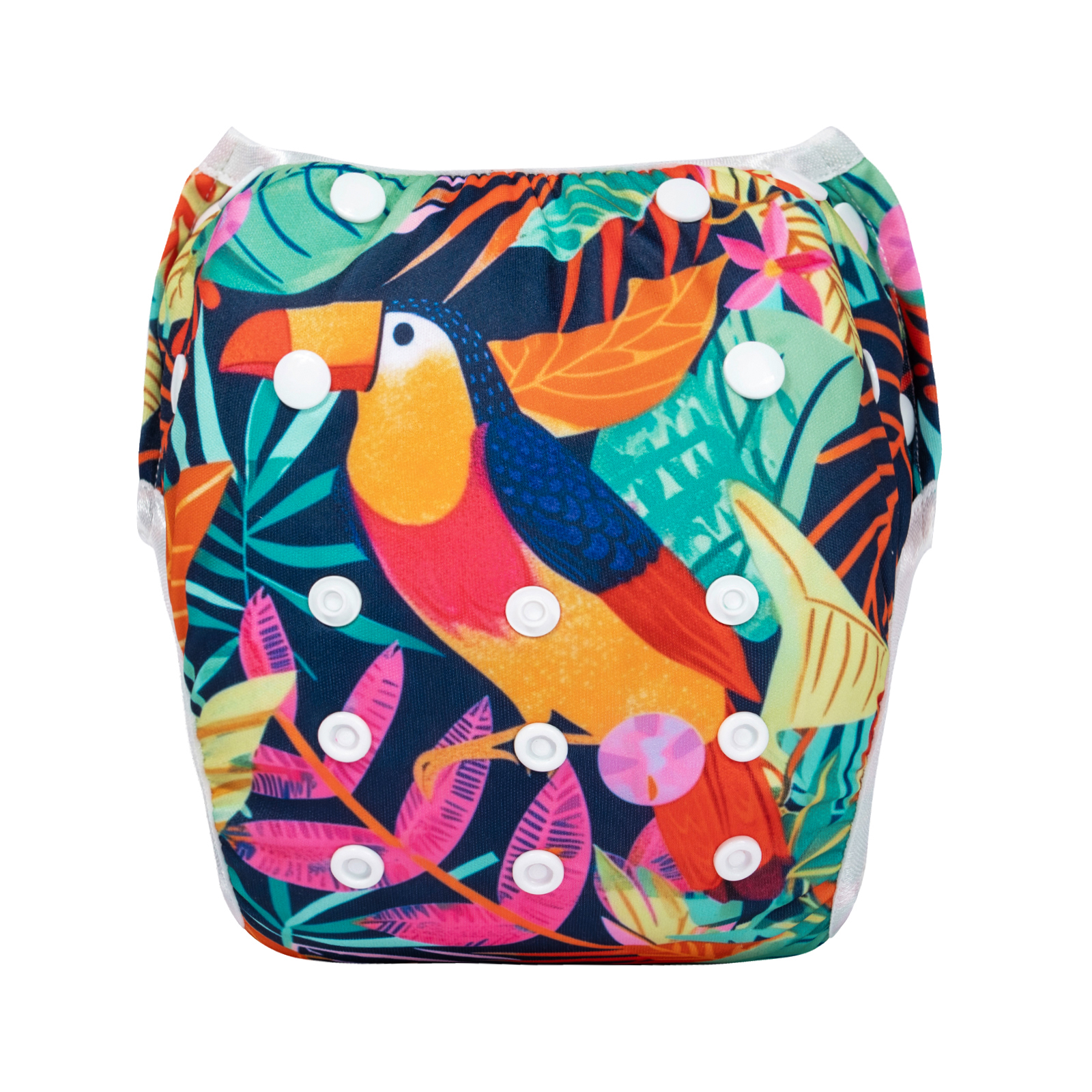 ALVABABY Reusable Swim Diaper - Adjustable One Size Swimwear for Infants & Toddlers (SWD-BS100A)