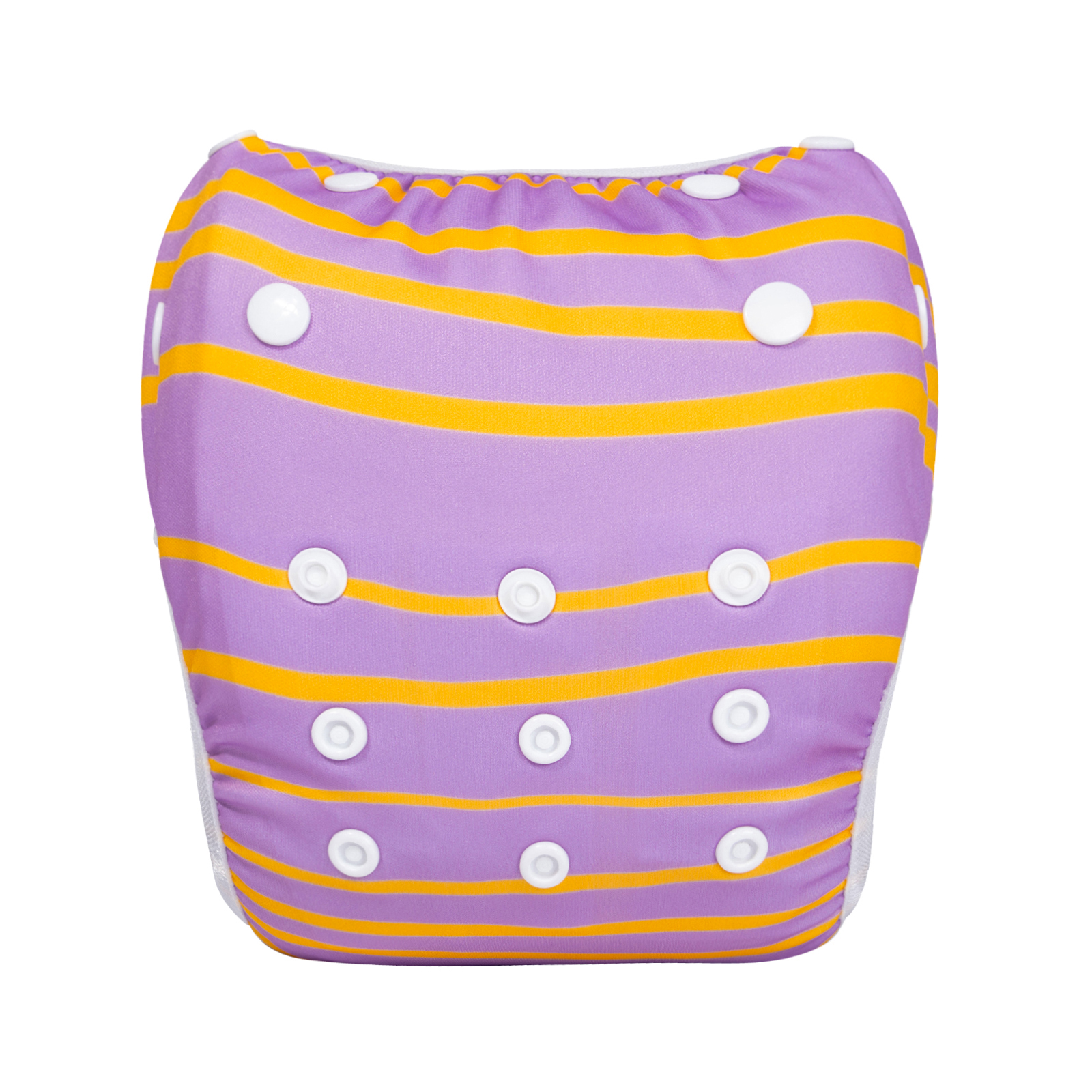 ALVABABY Reusable Swim Diaper - Adjustable One Size Swimwear for Infants & Toddlers (Ice cream, SWD-BS96A)