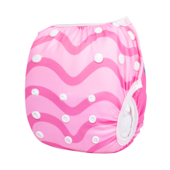 ALVABABY One Size Positioning  Printed Swim Diaper -Pineapple(SWD-BS97A)