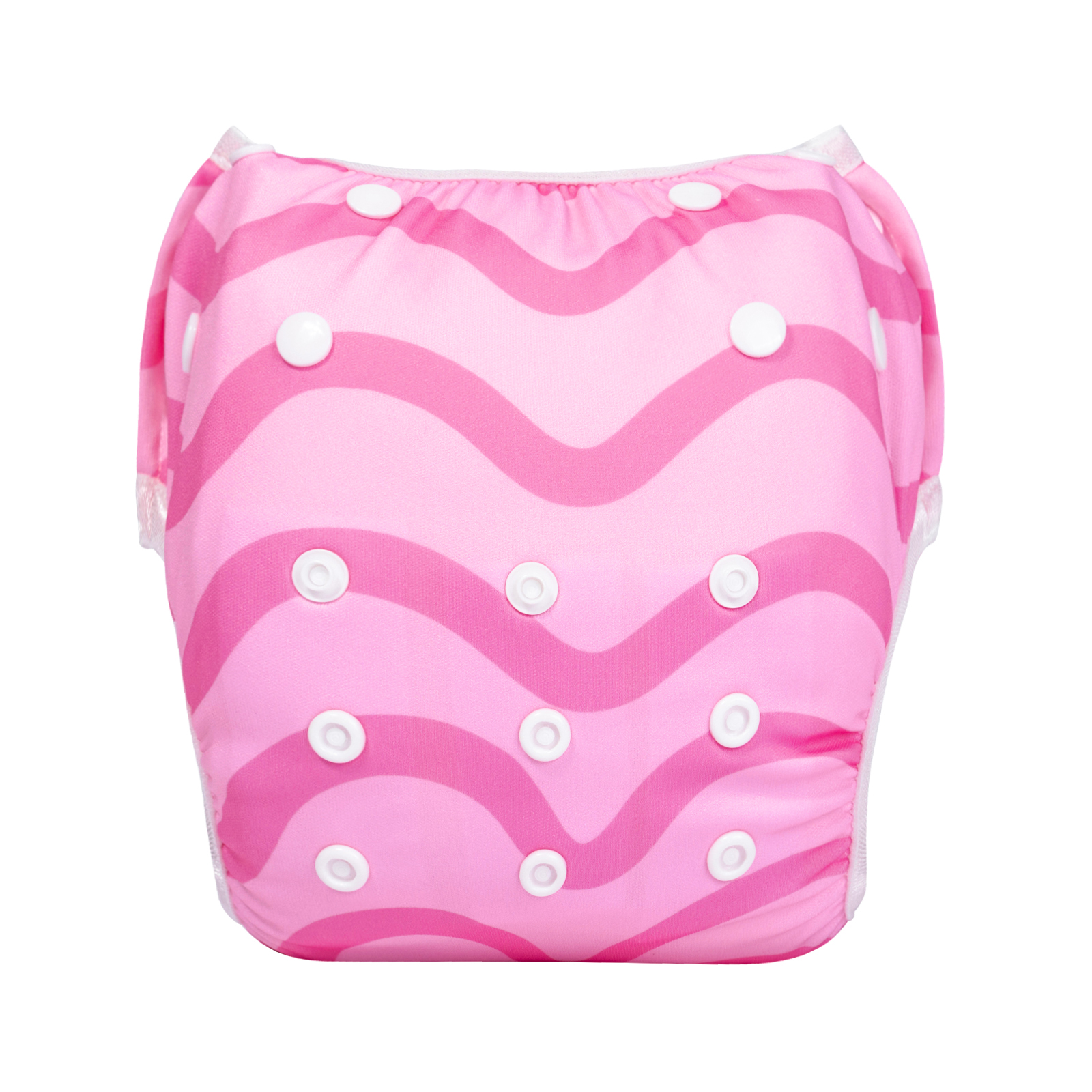 ALVABABY Reusable Swim Diaper - Adjustable One Size Swimwear for Infants & Toddlers (Pineapple, SWD-BS97A)