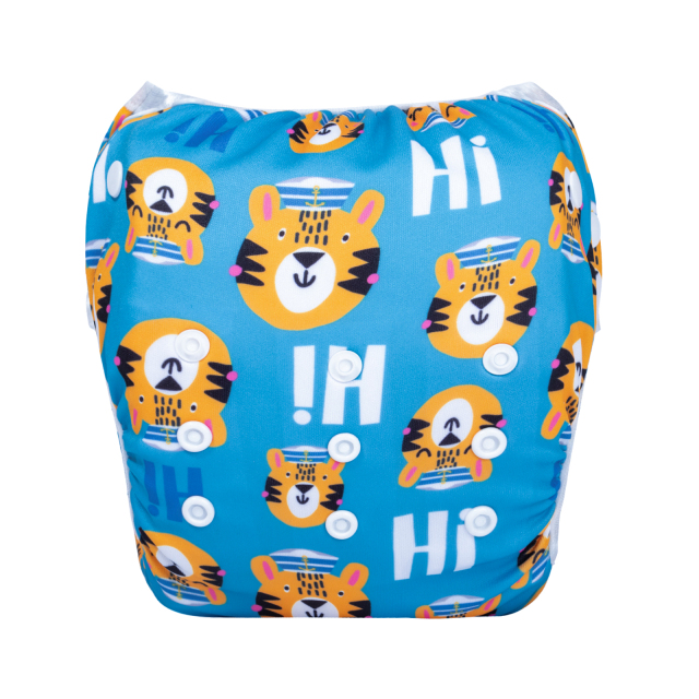 ALVABABY Big Size Swim Diaper Printed Reusable Baby Swim Diaper Large Size-Tiger(ZSW-BS91A)