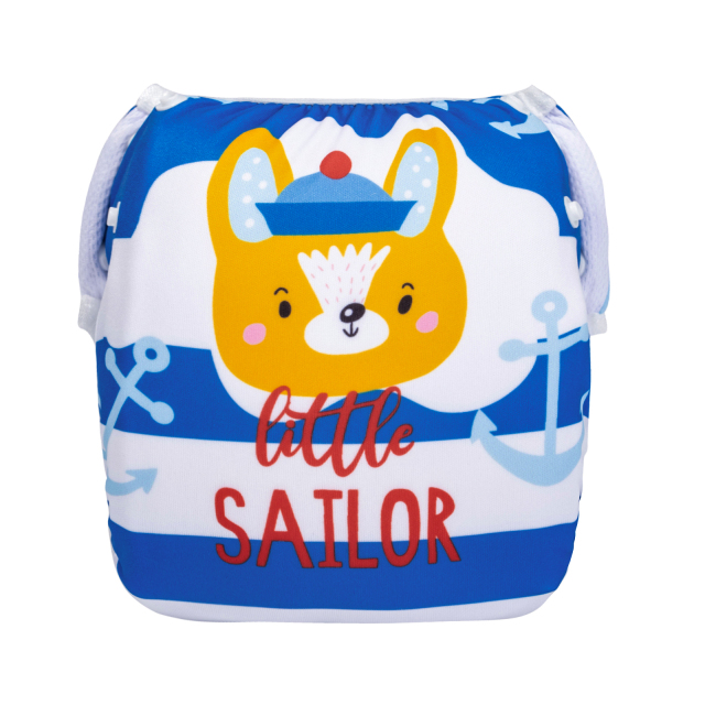 ALVABABY One Size Positioning  Printed Swim Diaper -Sailor(SWD-BS94A)