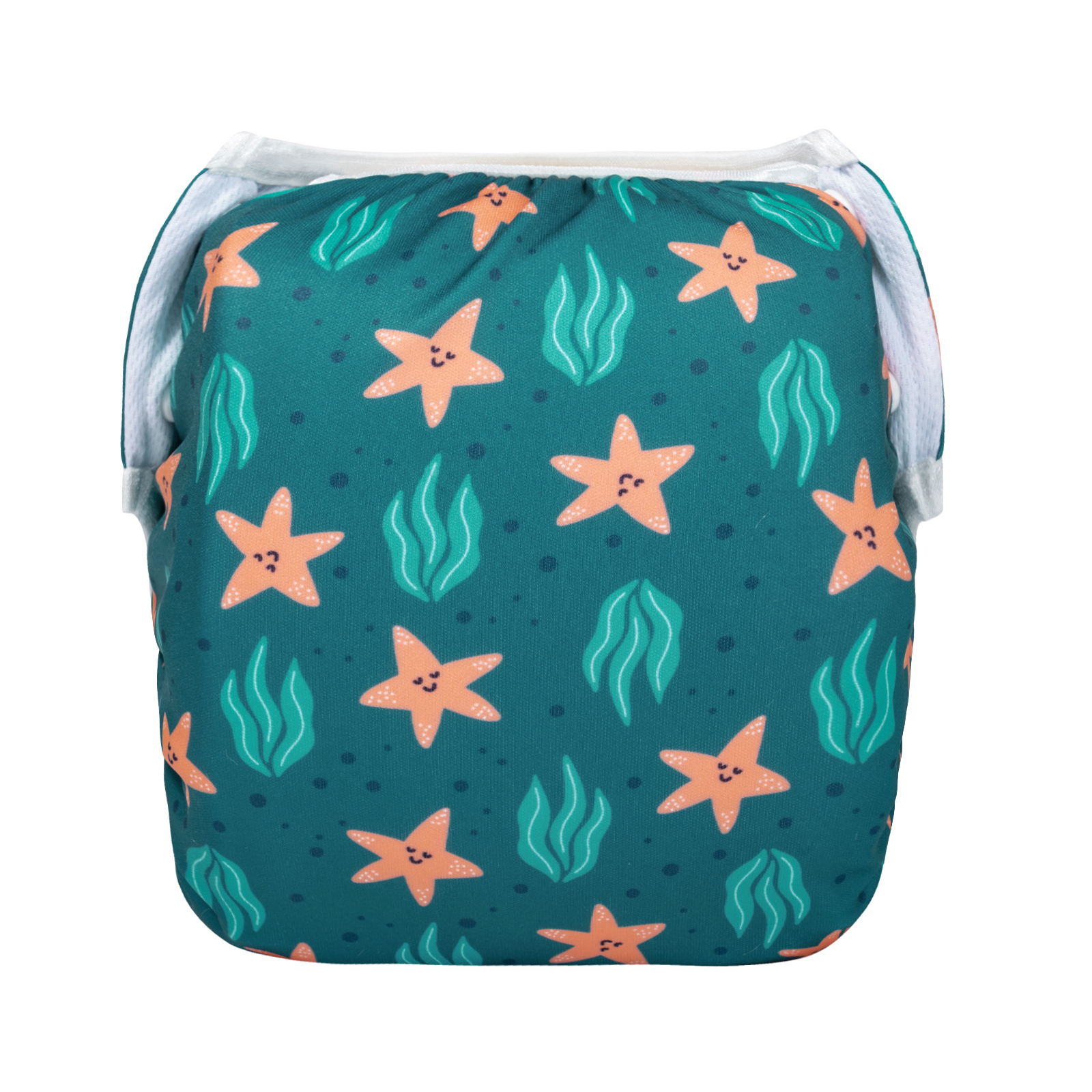 ALVABABY Reusable Swim Diaper - Adjustable Large Size Swimwear for Infants & Toddlers (Star, ZSW-BS89A)