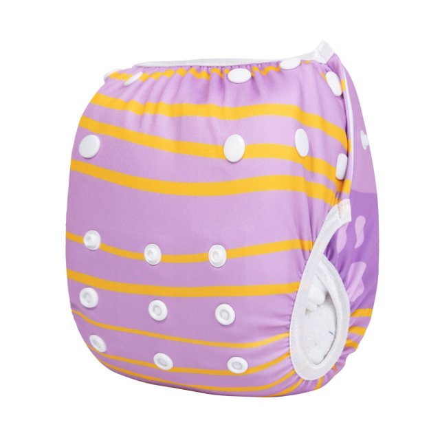 ALVABABY One Size Positioning  Printed Swim Diaper -Ice cream(SWD-BS96A)