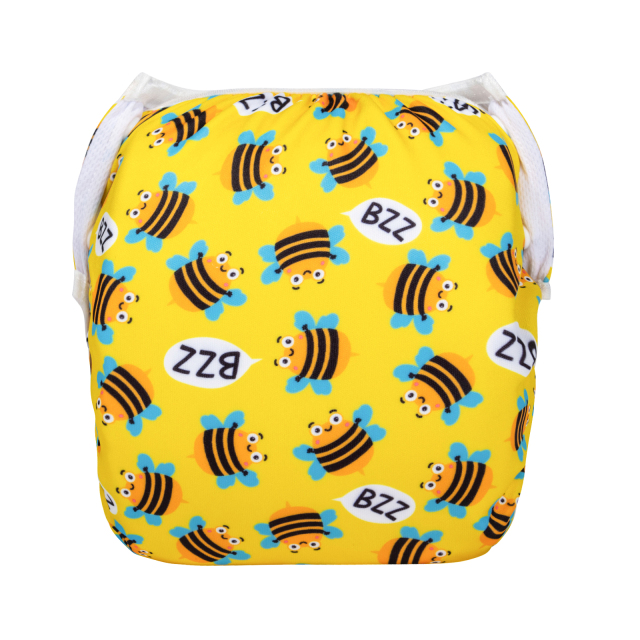 ALVABABY One Size Printed Swim Diaper-Bees(SW-BS92A)