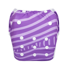 ALVABABY One Size Positioning  Printed Swim Diaper -Magpie(SWD-BS98A)